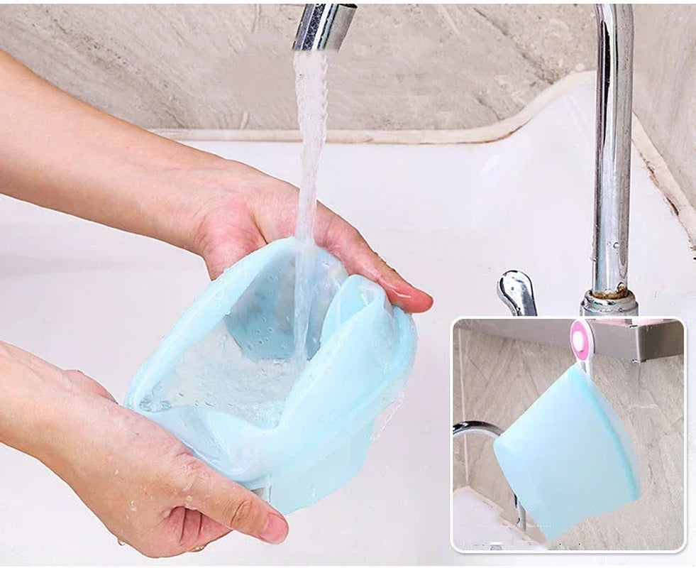 Reusable Silicone Food Storage Bag Fresh-Keeping Sealed Food Bag Ziplock Bags Fridge Storage Food Cover Leakproof Plastic Bags
