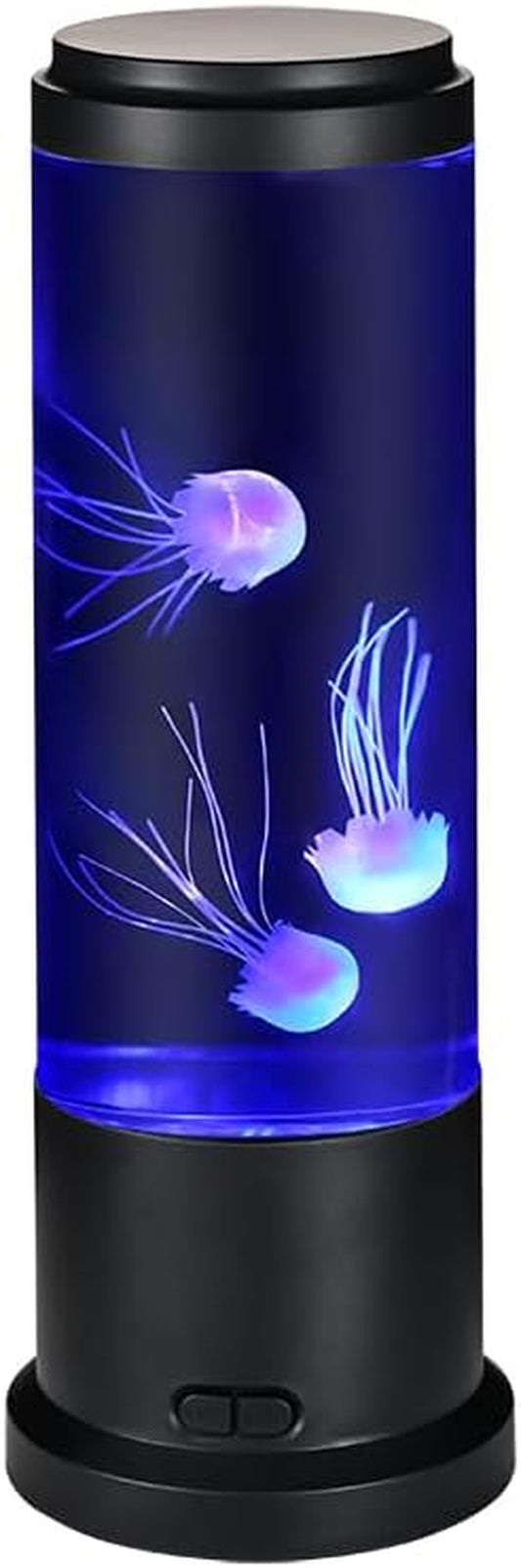 Jellyfish Lamp, 11 Inch Jellyfish Aquarium with Color Changing Light, Noiseless Pump, USB Powered Mood Light for Home Decor Kids Men Women